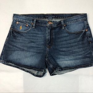 Ralph Lauren Sport Size 12 Dark Denim Shorts